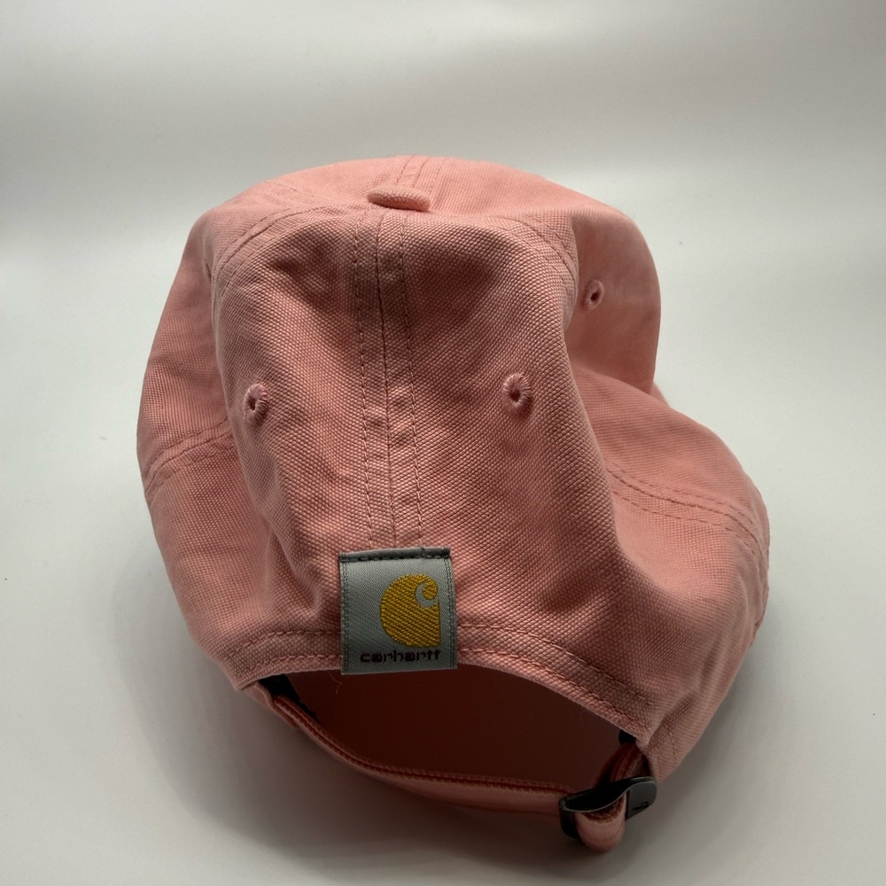 Carhartt Womens Canvas Script Graphic Hat Baseball Cap Pink - Picture 3 of 4